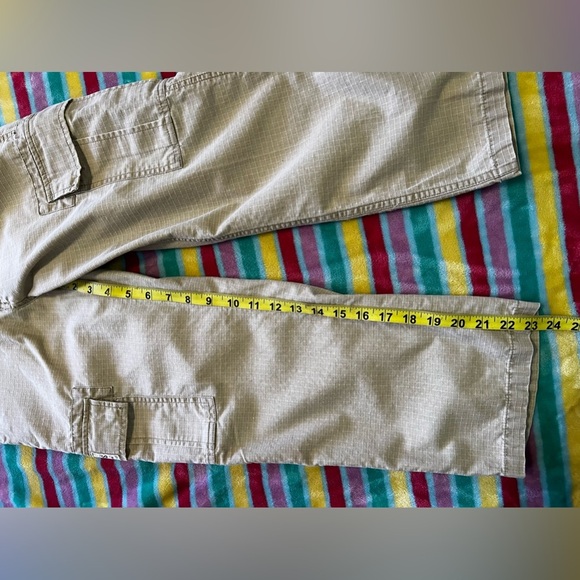 Kids Polo Ralph Lauren Pants Brown Cotton Drawstring Button Fly Size S(8) - Picture 9 of 16